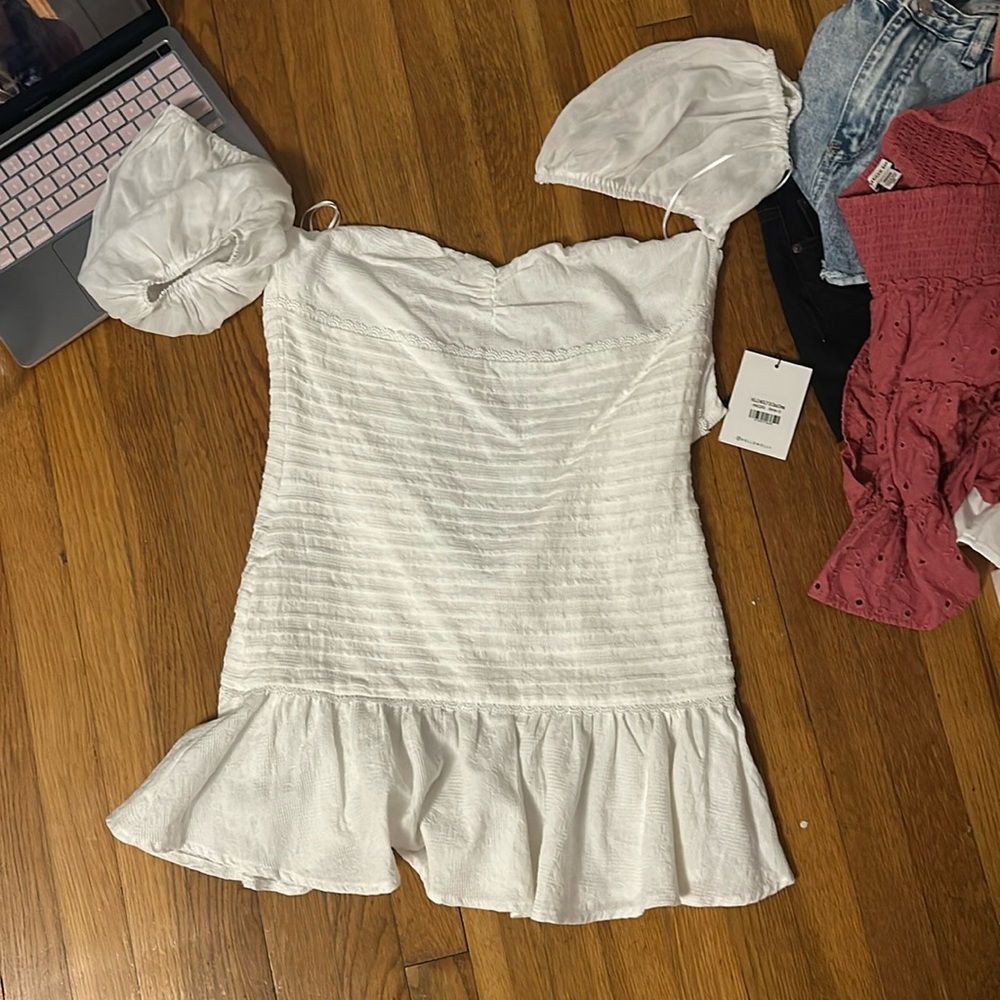 Hello Molly white formal dress